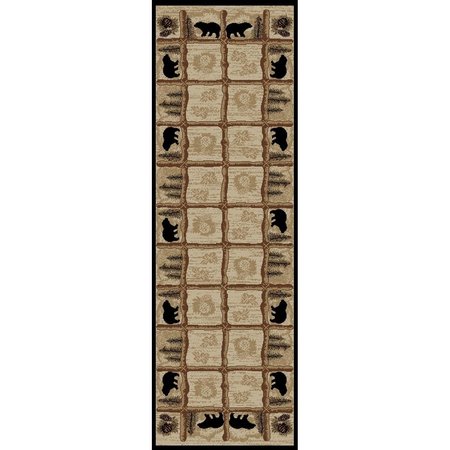 MAYBERRY RUG Mayberry Rug HS7472 2X8 2 ft. 3 in. x 7 ft. 7 in. Hearthside Toccoa Area Rug; Multi Color HS7472 2X8